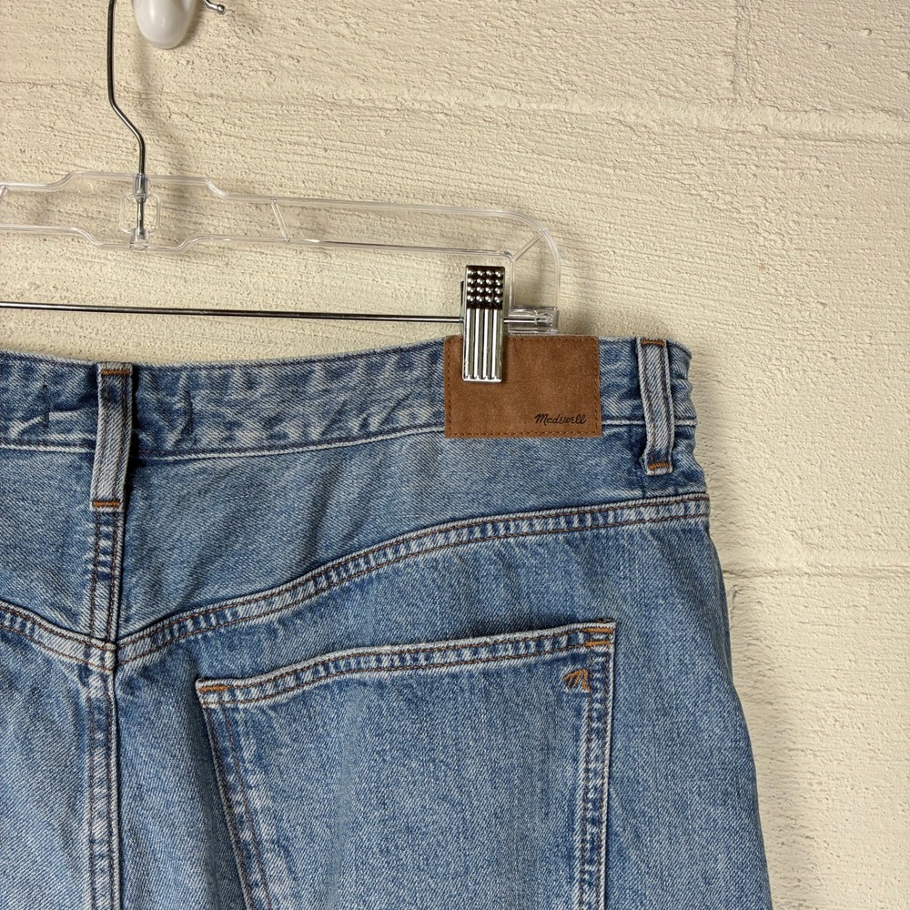 Madewell Womens The Curvy Darted Barrel Leg Jean Size 32 Blue - Picture 11 of 16